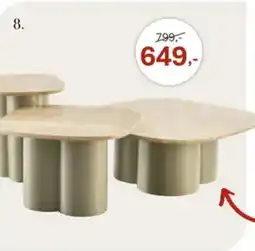 INHOUSE Salontafelset Quaranta aanbieding