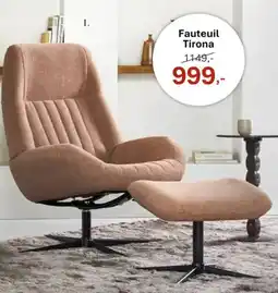 INHOUSE 1. Fauteuil Tirona aanbieding