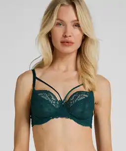 Hunkemoller Hunkemöller Niet-voorgevormde beugel bh Isadora Groen aanbieding