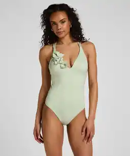 Hunkemoller Hunkemöller Badpak Tulum Groen aanbieding