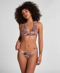 Hunkemoller Hunkemöller Hoog Uitgesneden Bikinibroekje Ibiza Paars aanbieding