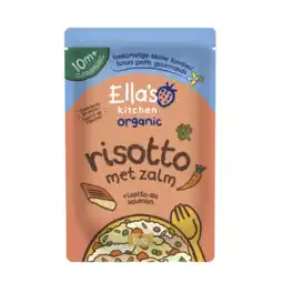 Albert Heijn Ella's kitchen Risotto met zalm 10m+ aanbieding