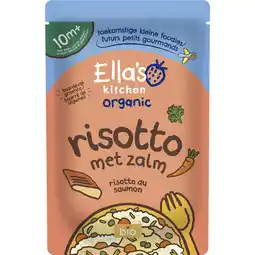 Albert Heijn Ella's kitchen Risotto met zalm 10m+ aanbieding