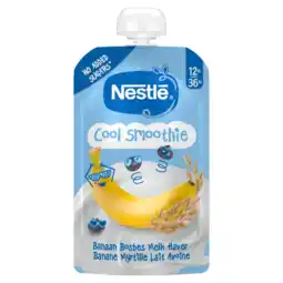 Albert Heijn Nestlé Baby cool smoothie banaan bosbes 12m+ aanbieding