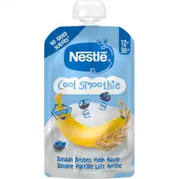 Albert Heijn Nestlé Baby cool smoothie banaan bosbes 12m+ aanbieding