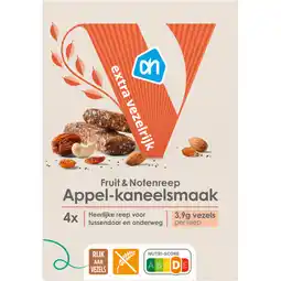 Albert Heijn AH Fruit & notenreep appel kaneelsmaak aanbieding