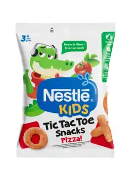 Albert Heijn Nestlé Kids tic tac toe snacks pizza 3+ jaar aanbieding