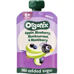 Albert Heijn Organix Knijpfruit apple, blueberry 6m+ aanbieding