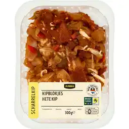 Jumbo Jumbo Scharrelkip Kipblokjes Hete Kip 300 g aanbieding