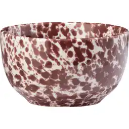 Jumbo HEMA Schaaltje mini 7cm bordeaux speckle aanbieding