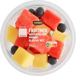 Jumbo Jumbo Fruitmix Watermelon Mango Blauwe Bes 175 g aanbieding