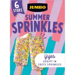 Jumbo Jumbo Summer Sprinkles IJsjes 6 Stuks aanbieding