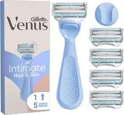 Coolblue Gillette Venus Intimate + 5 Navulmesjes aanbieding