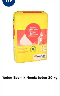 GAMMA Weber Beamix Nomix beton 20 kg aanbieding