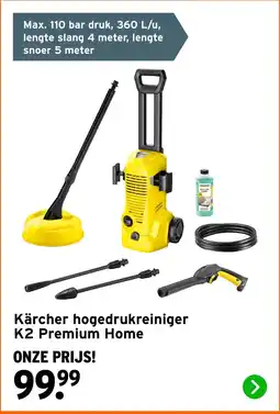 GAMMA Kärcher hogedrukreiniger K2 Premium Home aanbieding