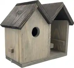 Bol.com GARDEN SPIRIT Vogelhuisje met Pindakaaspothouder - Vogelvoederhuisje Pindakaashuisje aanbieding
