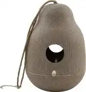 Bol.com Point-Virgule - Vogelhuisje - Nestkastje tuinvogels - Naturel - ø18cm H25cm aanbieding