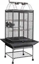 Bol.com Strong Papegaaienkooi Villa Sara - Grijs - 84 x 79 x 160 cm aanbieding