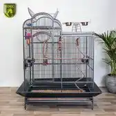 Bol.com Keddoc Papegaaienkooi Colorado - Vogelverblijven - 106x65x163 cm Antraciet aanbieding