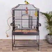 Bol.com Keddoc Vogelkooi Florida - Vogelverblijven - 82x54x155 cm Donkergrijs aanbieding