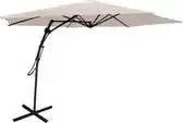 Bol.com Zweefparasol - 3 meter crème aanbieding
