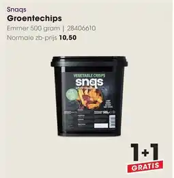 HANOS Snaqs Groentechips aanbieding