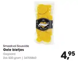 HANOS Smaakvol sousvide gele bietjes aanbieding