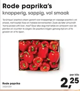 HANOS Rode paprika aanbieding