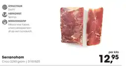 HANOS Serranoham aanbieding