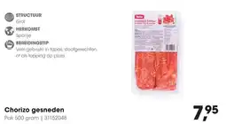 HANOS Chorizo gesneden aanbieding