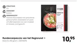 HANOS Rundercarpaccio van het regiorund aanbieding