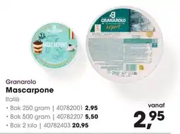 HANOS Granarolo Mascarpone aanbieding