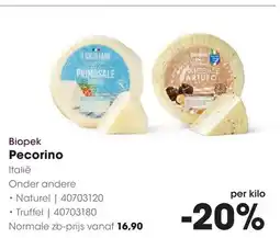 HANOS Biopek Pecorino aanbieding