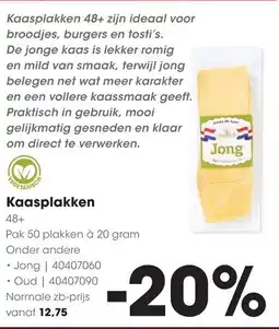 HANOS Kaasplakken aanbieding