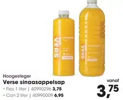 HANOS Hoogesteger Verse sinaasappelsap aanbieding