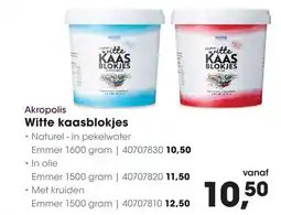 HANOS Akropolis Witte kaasblokjes aanbieding