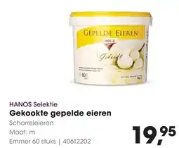 HANOS Hanos selektie gekookte gepelde eieren aanbieding