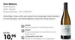 HANOS Can Matons aanbieding