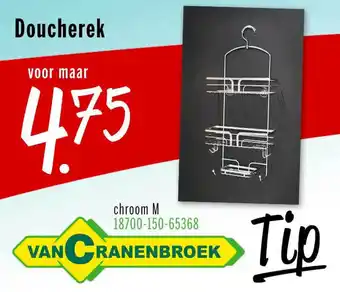 Van Cranenbroek Doucherek chroom M 18700-150-65368 aanbieding