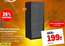 Makro Metro Professional drankenkoelkast aanbieding