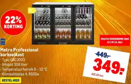 Makro Metro Professional barkoelkast aanbieding