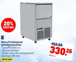 Makro Metro Professional ijsblokjesmachine aanbieding