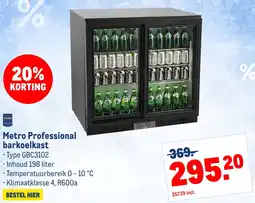 Makro Metro Professional barkoelkast aanbieding