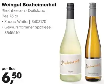 HANOS Weingut Boxheimerhof aanbieding