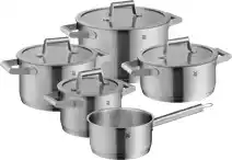 Wehkamp WMF Pannenset Comfort Line - 5 Delig - Kookpan ø 16, 20, 20 en 24 cm en Steelpan ø 16 cm aanbieding