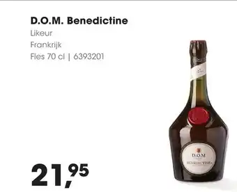HANOS D.O.M. Benedictine aanbieding