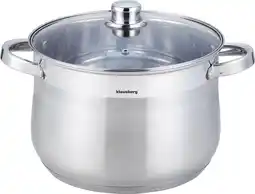 Bol.com Klausberg 7162 - soeppan met deksel - 7.0L - Ø22 cm - RVS - inductie - alle warmtebronnen aanbieding