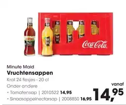 HANOS Minute maid vruchtensappen aanbieding