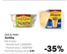 HANOS OLD EL PASO Tortilla aanbieding