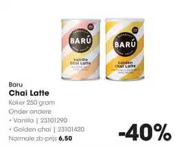 HANOS Baru Chai Latte aanbieding